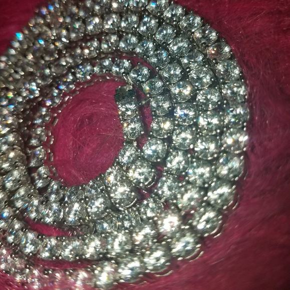 24 inch long cubic zirconia necklace SOLD - Picture 2 of 4